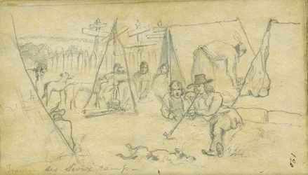 Traverse des Sioux Lager, 1851